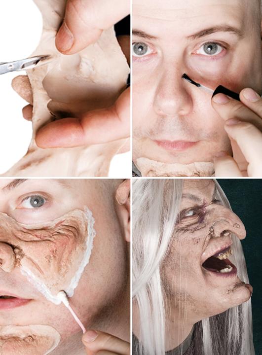 Produktbild Maskworld Hexe Halbmaske