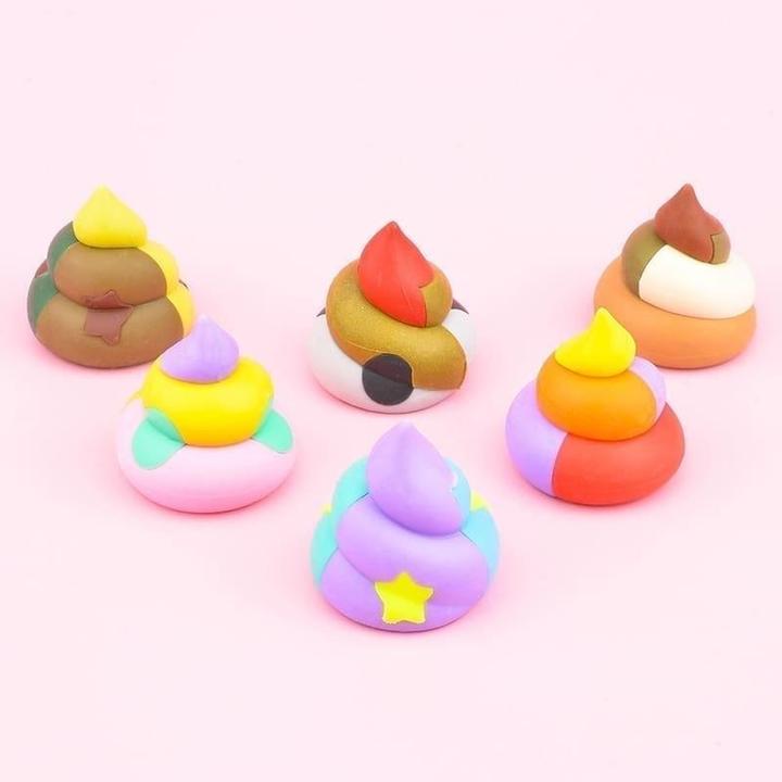 Iwako Unchi Puzzle Puzzle-Radiergummi-Set