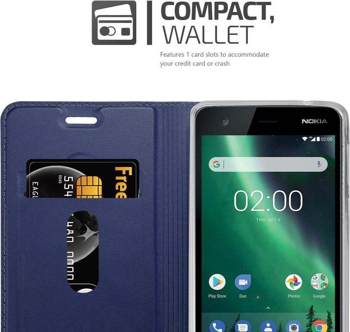 Produktbild Cadorabo Book Classy Style Cover (Nokia 2)