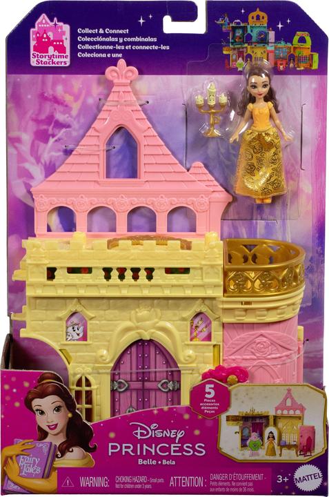 Actual product image Disney Princess Little Dolls Belle Stacking Castle