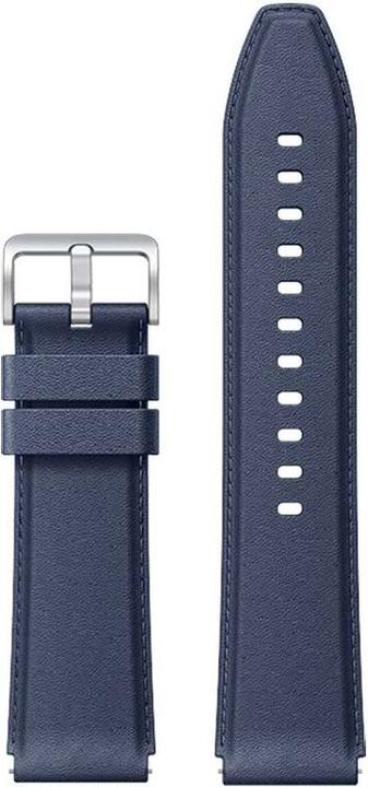 Actual product image Xiaomi Watch S1 Strap (Leather), Blue (Calfskin, Stainless steel)