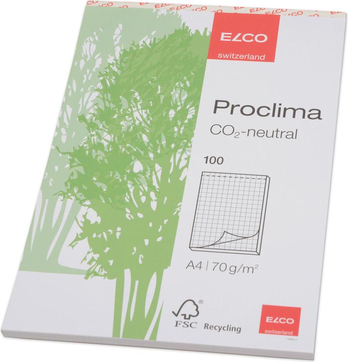 Elco Bloc-notes Proclima (A4, Quadrillé)