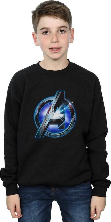 Actual product image Boys Avengers Endgame Glowing Logo Sweatshirt (152, 158)