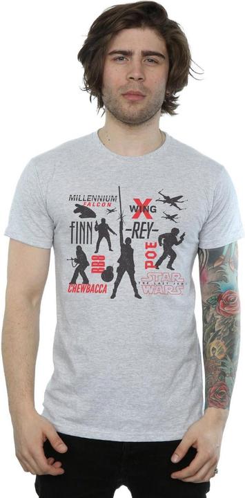 Produktbild Star Wars The Last Jedi Rebellion Silhouettes TShirt (XL)