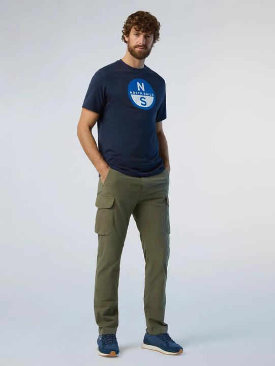 Actual product image North Sails t-shirt with large printed logo basic (M)
