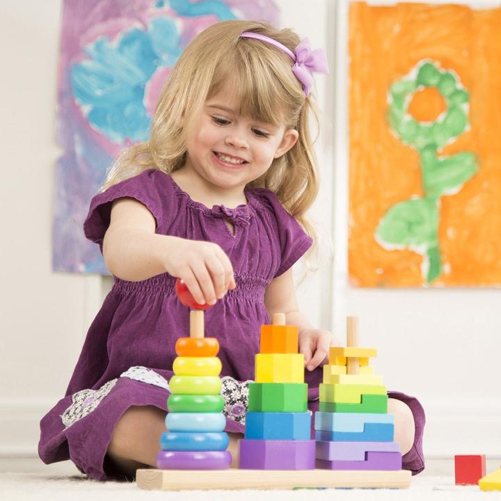 Produktbild Melissa & Doug Geometric Stacker (10567)
