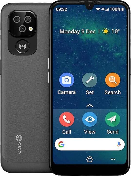 Produktbild Doro 8100 (32 GB, Grey, Grau, 6", Single SIM, 13 Mpx, 4G)