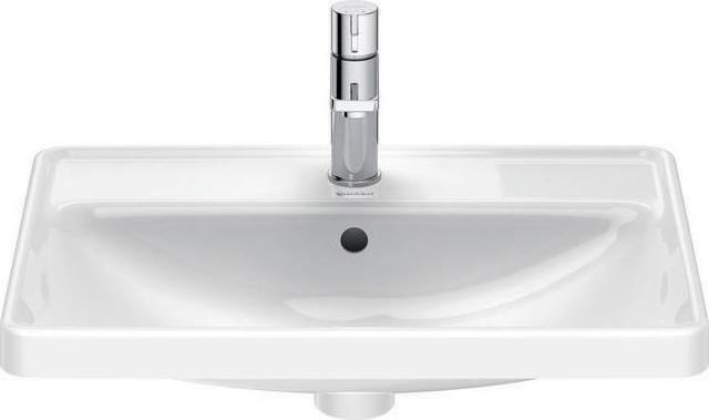 Immagine prodotto Duravit Lavabo da incasso D-NEO 600x435mm m ÜL m HLB 1 foro per rubinetto bianco (Lavello montato, 43.50 cm, 60 cm)