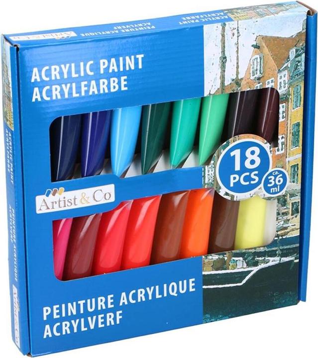 Image du produit Artist&Co Peinture acrylique (Multicolore, 36 ml)