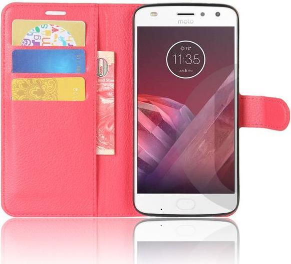 Image du produit MU Classic Housse en cuir avec texture litchi (Motorola Moto Z2 Play)
