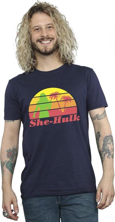 Actual product image Mens She-Hulk: Attorney At Law Sunset Flex T-Shirt (4XL)