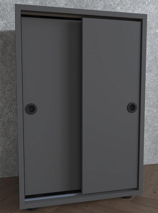 Image du produit VCM Büroschrank Aktenschrank Ulas 2fach (49 x 38 x 74 cm)
