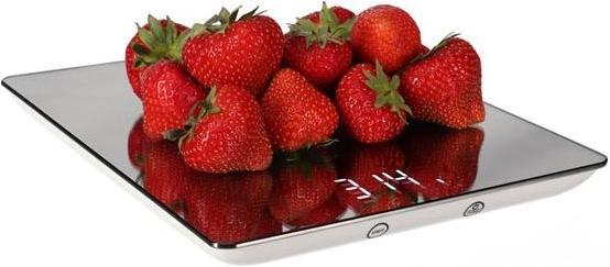 Actual product image Perel DIGITAL KITCHEN SCALE - 5 kg / 1 g - MIRROR EFFECT