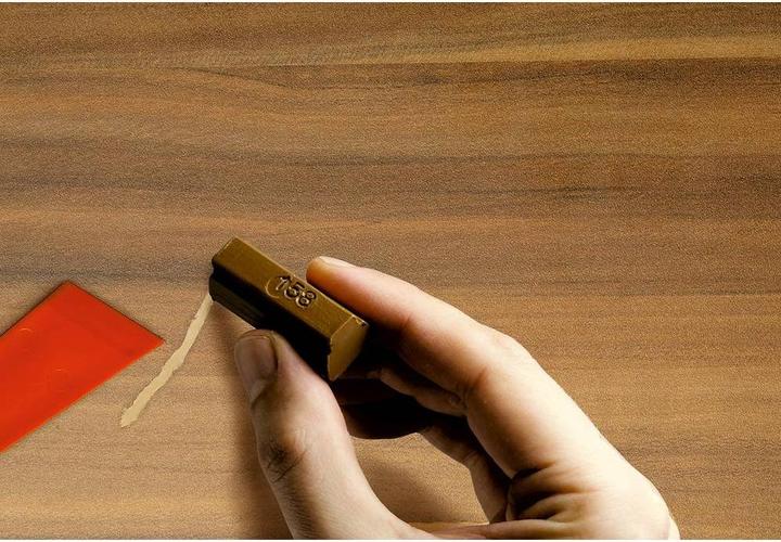 Actual product image Edding Furniture Repair Wax Set (White, 1 x)