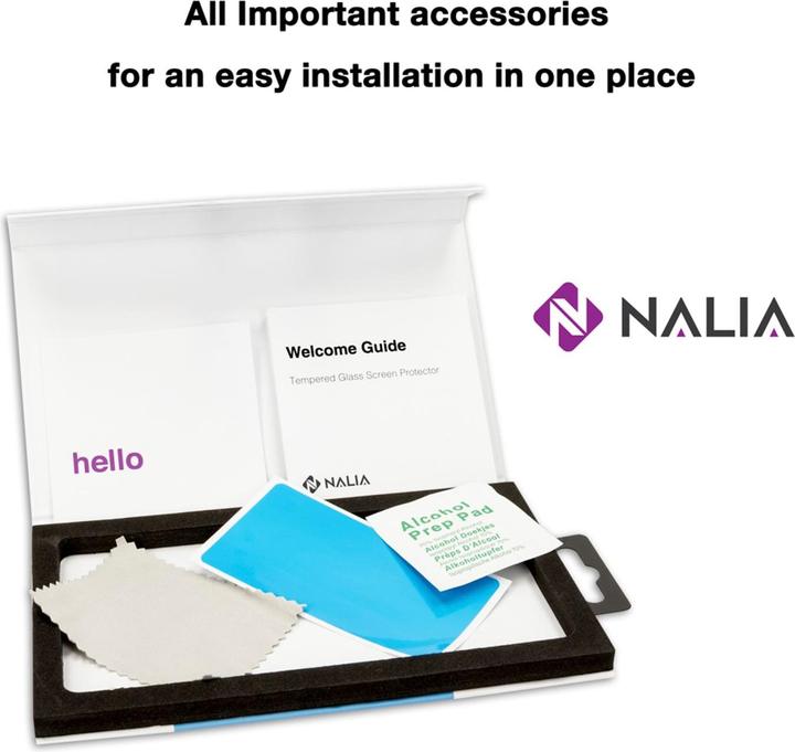 Image du produit Nalia Verre de protection (1 pièce(s), Apple iPhone X, Realme 11 Pro+)