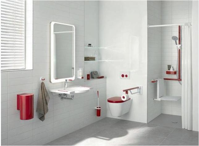 Image du produit Hewi Barre à rideaux SÉRIE 801 1000mm, d= 33mm aquablaude