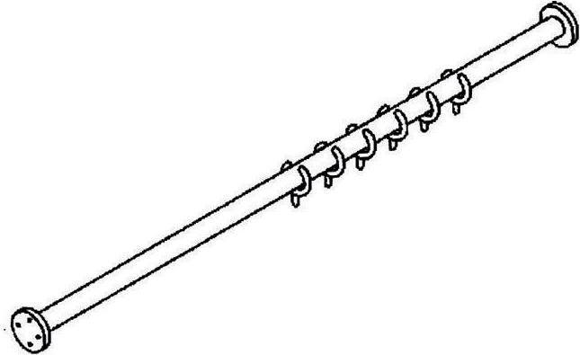 Image du produit Hewi Barre à rideaux SÉRIE 801 1000mm, d= 33mm aquablaude
