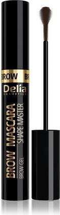 Actual product image Delia Cosmetics Delia Brow Mascara Shape Master Eyebrow Gel 02 Brown 11Ml