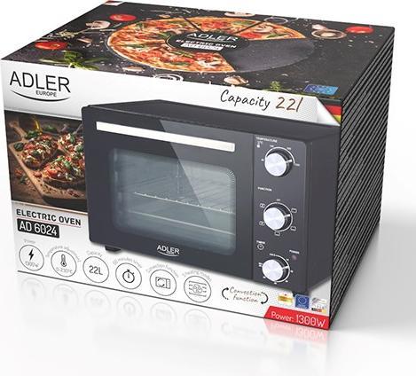 Produktbild Adler AD6024 - elektrischer Ofen 22L mit 5 Backmodi