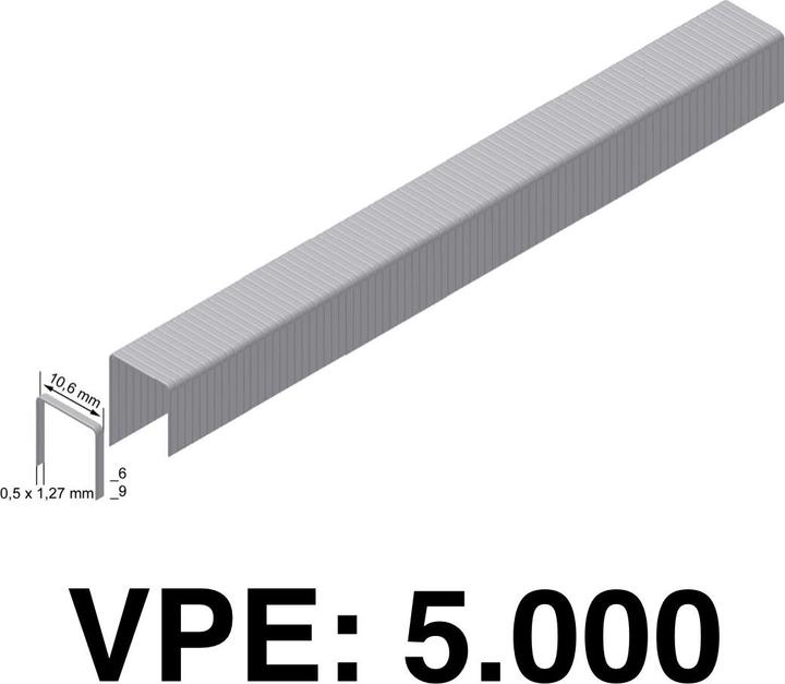Produktbild Prebena HFPF09 Hefthammer für Heftklammern Type PF von 6 - 9 mm + PF09CNK Heftklammern Typ P