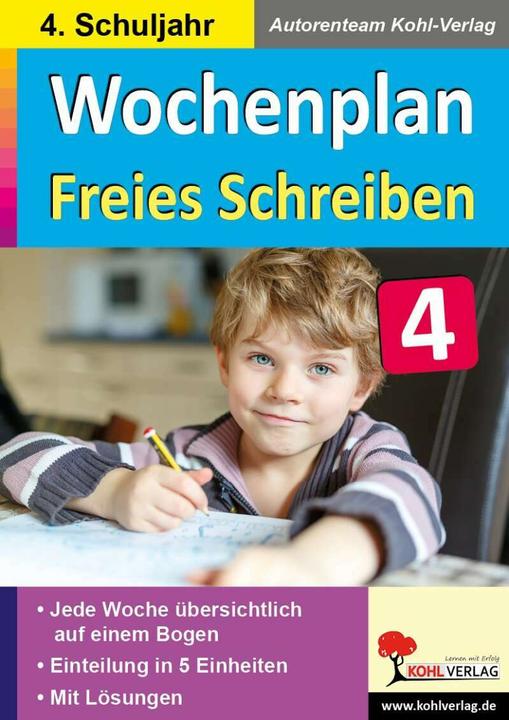 Actual product image Wochenplan Freies Schreiben / Klasse 4 (German, Mila Müller, 2021)