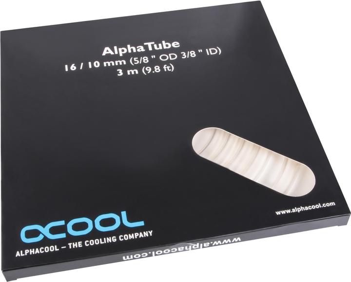 Actual product image Alphacool AlphaTube Hose HF 16/10mm - Ultra Clear 3 m (3 m, Plastic)