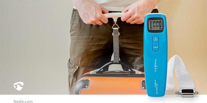 Actual product image Nedis Digital luggage scale | 50 kg | Tare function (Luggage scale)