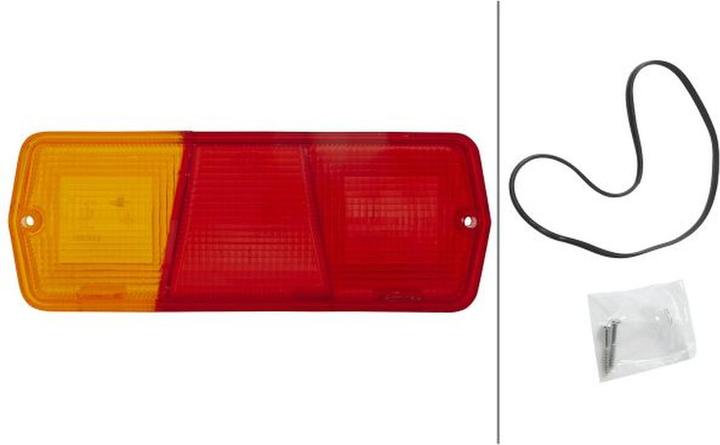Immagine prodotto Hella 2 fanali posteriori destra tecnologia lampadina per MERCEDES T2/L MB-TRAC (P21V, R10W)