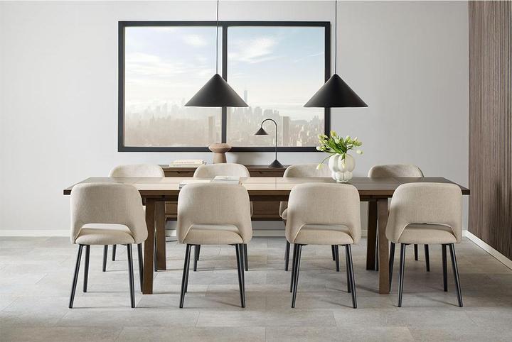 Image du produit AC Design Rallonge A-Line smoke PU placage chêne laqué