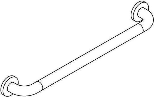 Produktbild Hewi Badetuchhalter SERIE 477 d= 33mm m Ros. d= 70 Achsmass 600mm sand