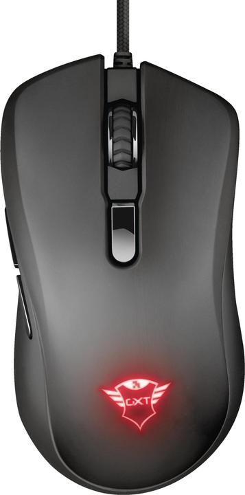 Actual product image Trust GXT 930 Jacx Mouse right USB Type-A Optical 6400 DPI (Cable)