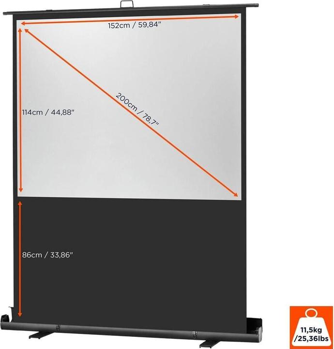 Produktbild Celexon Ultramobil Plus Professional (78.74", 4:3)