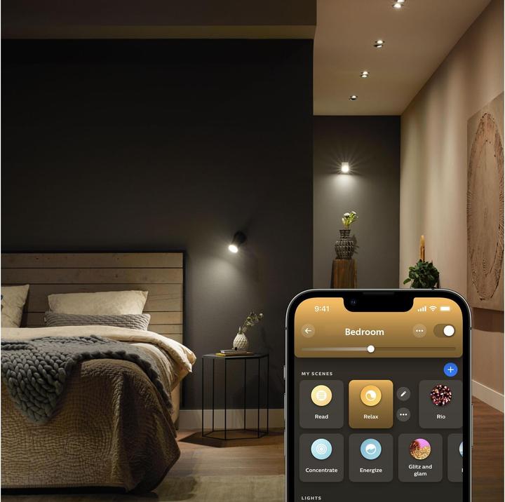Actual product image Philips Hue White Ambiance (GU10, 4.20 W, 350 lm, 3 x, E)