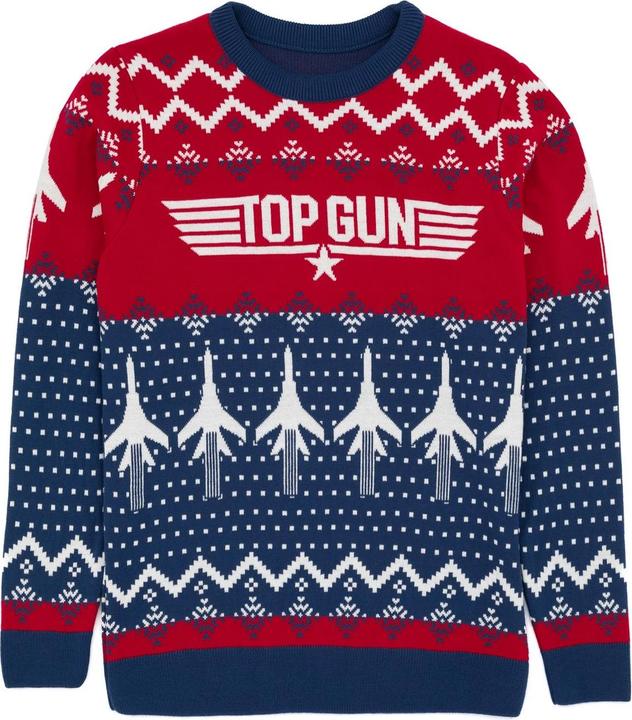 Top Gun Pullover weihnachtliches Design
