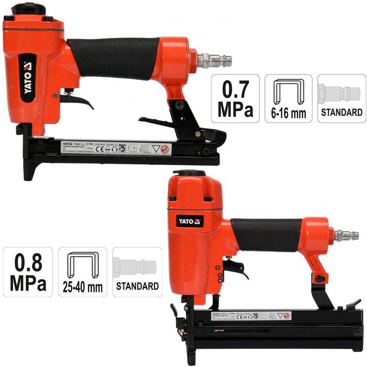 Immagine prodotto Yato Imbustatrice professionale ad aria compressa per punti metallici