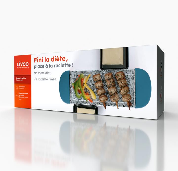 Image du produit Livoo Appareil à raclette 2 personnes