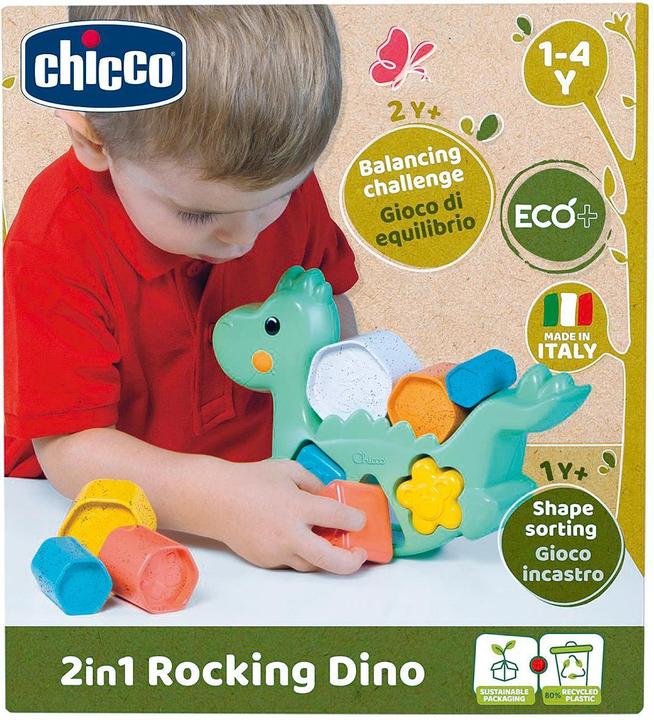 Actual product image Chicco 2 in 1 Rocking dinosaur - ECO+