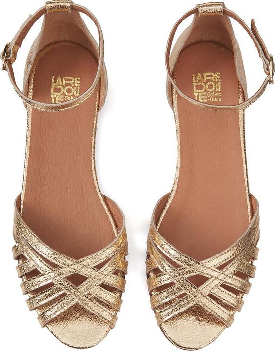 Produktbild La Redoute Collections Ledersandalen mit Knöchelriemen (41)