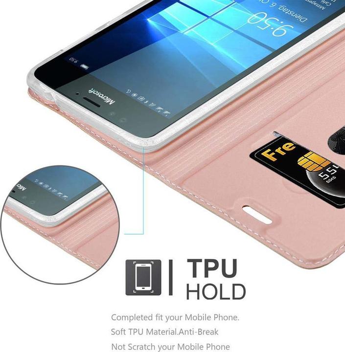 Actual product image Cadorabo Book Classy Style Cover (Microsoft Lumia 950)
