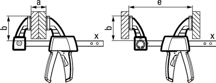 Produktbild Bessey Einhandzwinge EZS EZS15-8 Span (150 mm)