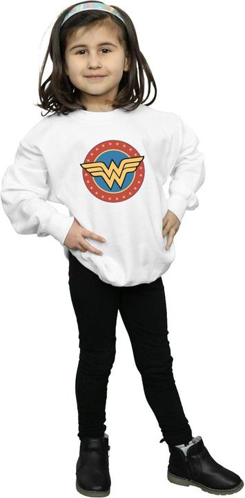 Immagine prodotto Wonder Woman Circle Logo Felpa Ragazze (152, 158)