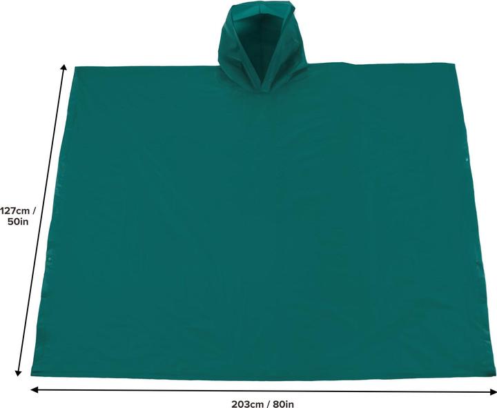 Actual product image Outdoor Spirit Rain poncho adults (One size)