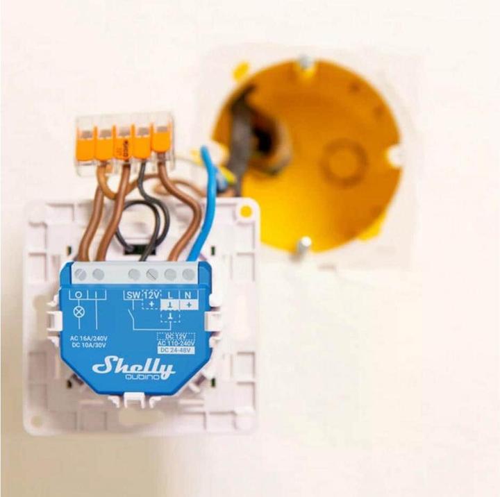 Actual product image Shelly Qubino Wave 1 (Switch actuator)