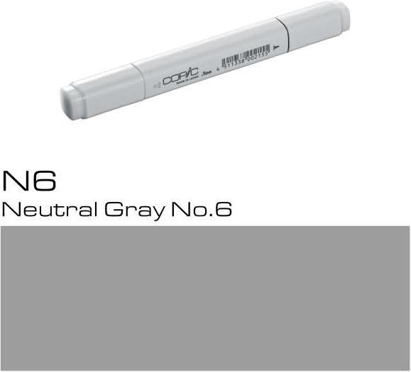 Actual product image Copic Graphic marker Classic type N - 6 (N-6 - Neutral Grey No.6, 1 x)