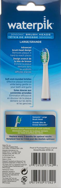 Image du produit Waterpik Attachement de la brosse Standard (3 x)