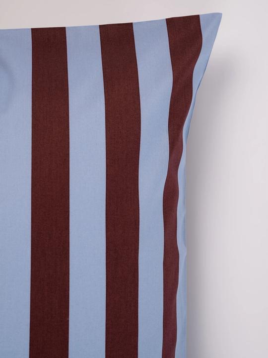 Actual product image HAY Pillowcase??T?? dark red striped (Pillowcase, 65 x 100 cm)