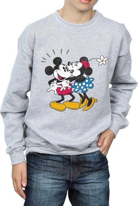 Produktbild Disney Mickey Mouse Mickey And Minnie Kiss Sweatshirt Jungen (140, 146)