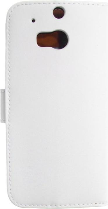 Produktbild OEM Slim Leather Book Case for HTC M8 - white 4250710552771 (HTC One M8s, HTC One (M8))