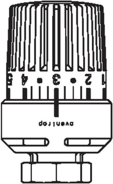 Actual product image Oventrop Uni L M30x1.0 thermostat - (1011401)