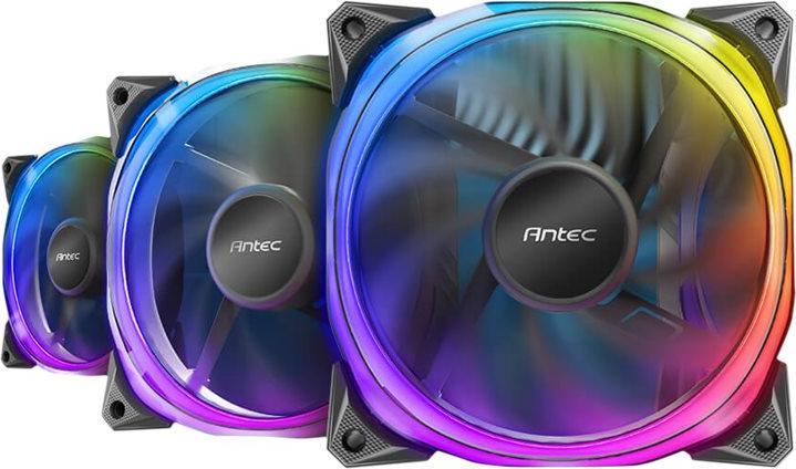 Produktbild Antec 120 ARGB PWM 3st. incl. controller (120 mm, 3 x)